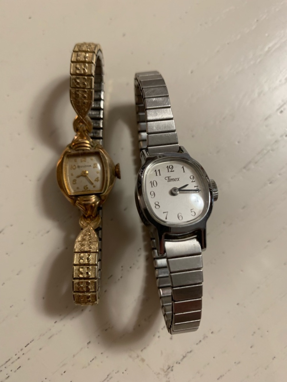 Bundle of 2
Timex Silver Women's  & Gold-tone Vintage Bulova Watch